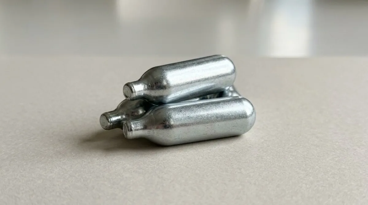 Silberne Lachgaskapseln (Whippets) — Distickstoffmonoxid als Freizeitdroge